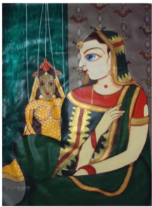 Original Acrylic by Dr. Vishweshawari Tiwari - Bharat Artisans