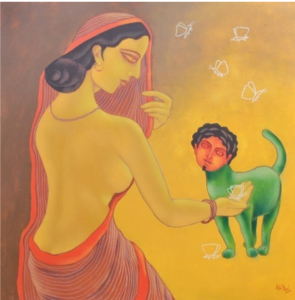Original Paining by Asit Paal - Bharat Artisans